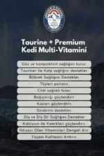 مولتی‌ویتامین طبیعی گربه تائورین پریمیوم 12 - ویتامین‌های سوپر با تائورین برای سیستم ایمنی قوی - 8639