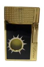 فندک هدیه دپونت با طرح آفتابی کاتولو طلا هوشمند - 9608