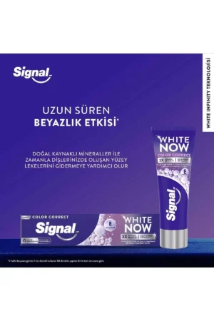 خمیردندان اصلاح رنگ سفید اکنون 75 میلی‌لیتر X2 - 10106