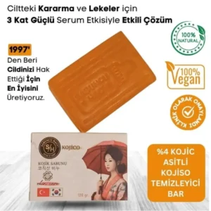 صابون اسید کوجیک، صابون کوجیک اسید با اثر زردچوبه و مقابله با لک 120 گرم - 10284