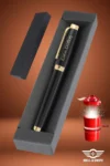 ست قلم شخصی با نام حک شده در جعبهPrestige، قلم فندکی مشکی مدل Divitms850 - 10209