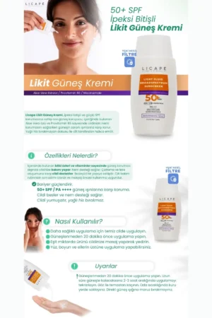 کرم ضد آفتاب مایع با SPF 50 و مقاوم در برابر آب مناسب برای تمامی тип های پوست - 50 میلی لیتر - 9810