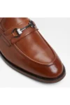 برند BORNES - کفش مردانه از چرم طبیعی به رنگ قهوه‌ای مایل به قرمز، بدون بند و مدل لوفر و مocasen. - 10183