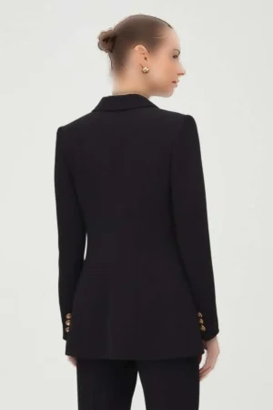 کت و شلوار کراواتی با پارچه ساتن - 9871