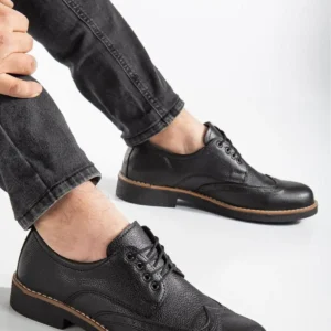 کفش ortopedik کلاسیک روزمره مشکی مردانه - 10186