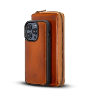کیف چرمی زیپ دار مناسب برای اپل آیفون ۱۴ پرو مدل RST2EF - 10313