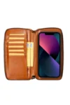 کیف چرمی زیپ دار مناسب برای اپل آیفون ۱۴ پرو مدل RST2EF - 10313