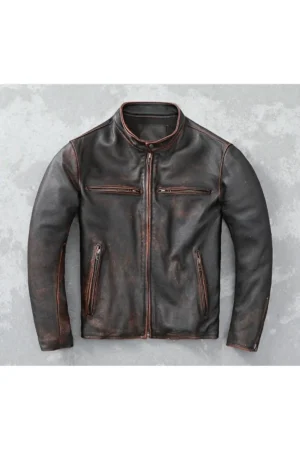 جاکت چرم طبیعی با قابلیت حذف لکه - 10393