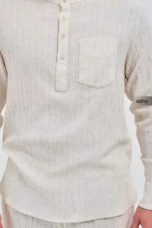 ست لباس حج و عمره مردانه سفارشی - رنگ سفید - 10133