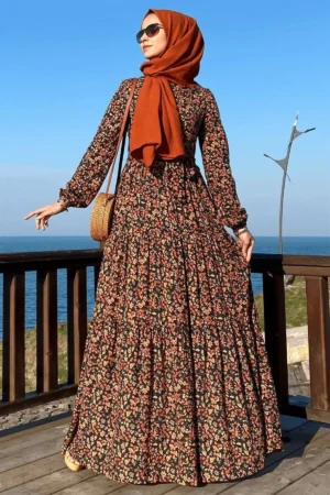 دست‌نوشته زیبا با طرح برگ - نارنجی - 10469