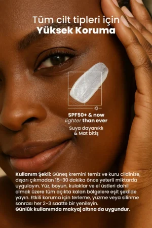 کرم ضد آفتاب با SPF +50 برای مقابله با لکه‌های شدید - 9793
