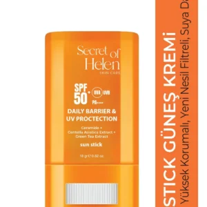 کرم ضد آفتاب استیک SPF 50+ وزن 18 گرم | فیلتر نسل جدید و مقاوم در برابر آب | حاوی سرامید، سنتلا، عصاره چای سبز - 9799