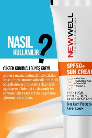 کرم ضد آفتاب با حفاظت بالا SPF 50+ آلوئه ورا - 9797