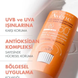 استیک ضد آفتاب با SPF 50+ برای نواحی حساس، با حجم 8 گرم - 9792