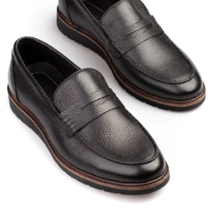 کفش مردانه مدل loafer از جنس چرم طبیعی، ۷ رنگ مختلف - 10169