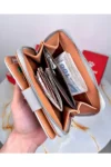 کیف پول زنانه نرم با زیپ و مگنتی - 10303