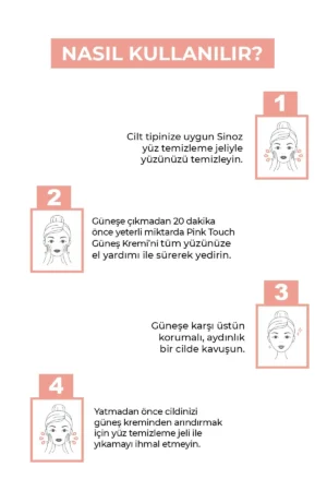 کرم ضد آفتاب روشن کننده صورت صورتی SPF50+ 50ml - مناسب برای تمام انواع پوست - PA++++ - 9798