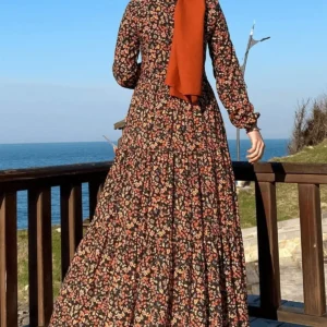 دست‌نوشته زیبا با طرح برگ - نارنجی - 10469