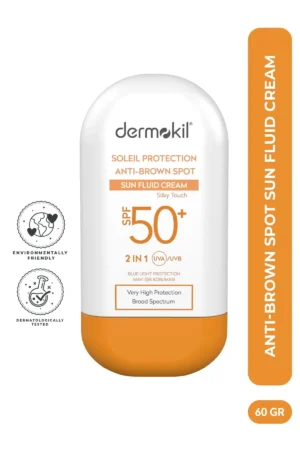 کرم ضد آفتاب مایع با SPF 50 ضد لکه قهوه‌ای سولیل - 9807