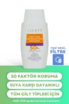 کرم ضد آفتاب مایع با SPF 50 و مقاوم در برابر آب مناسب برای تمامی тип های پوست - 50 میلی لیتر - 9810