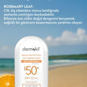 کرم ضد آفتاب مایع با SPF 50 ضد لکه قهوه‌ای سولیل - 9807