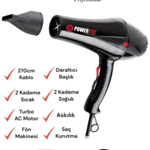 سشوار حرفه‌ای توربو ۲۵۰۰ وات TR-901 - 10278