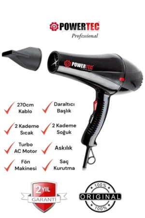 سشوار حرفه‌ای توربو ۲۵۰۰ وات TR-901 - 10278
