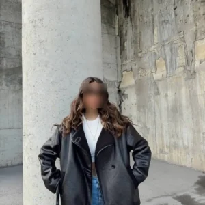 کت oversize با آستر خزدار - 10356
