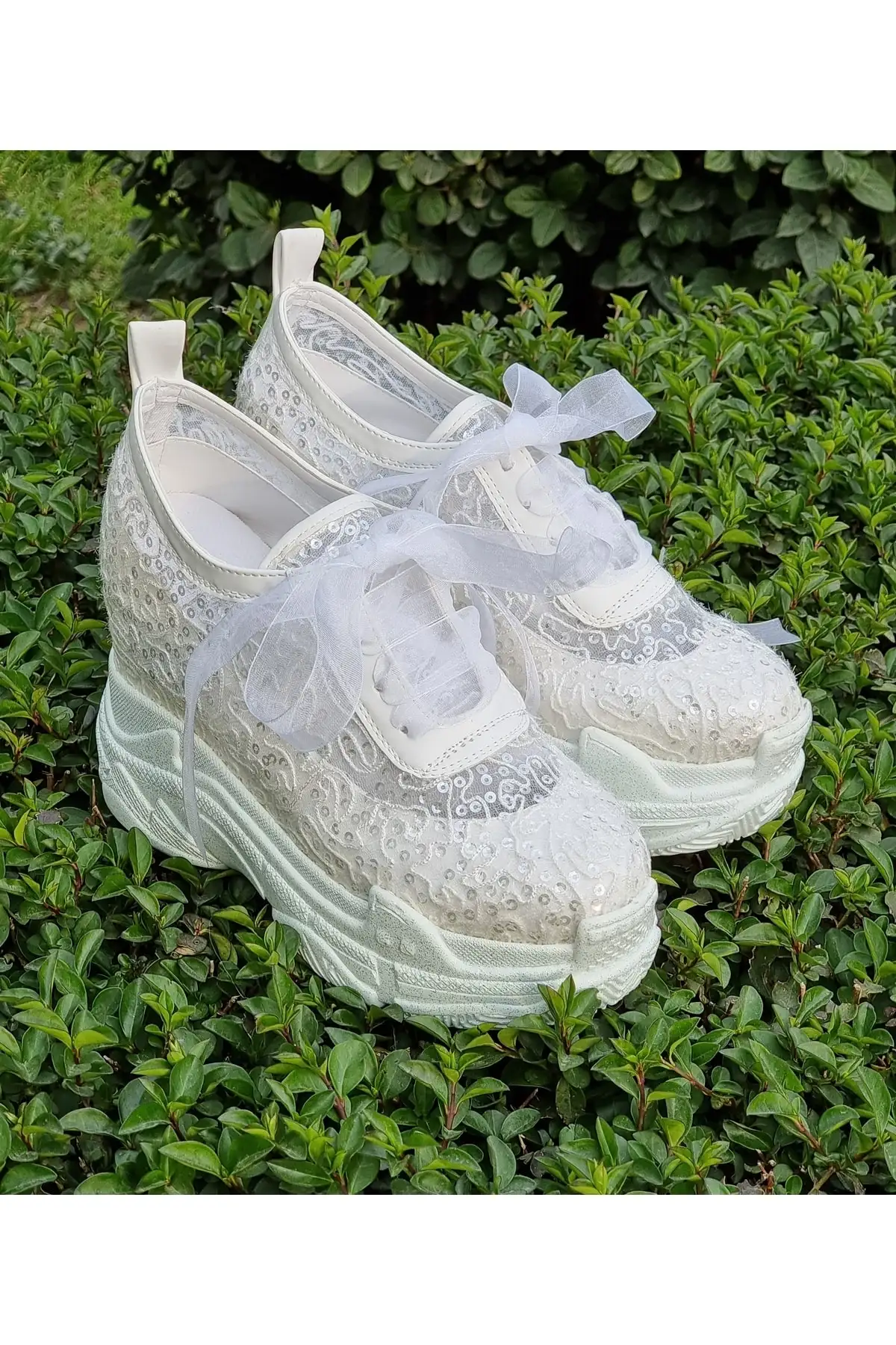 کفش عروس با پاشنه مخفی 12 سانتیمتر - 10568 کفش عروس با پاشنه مخفی 12 سانتیمتر - 10568