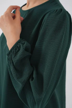 بلوز و شلوار زنانه آیرابین مدل 6712 - رنگ زمرّد سبز - 10078