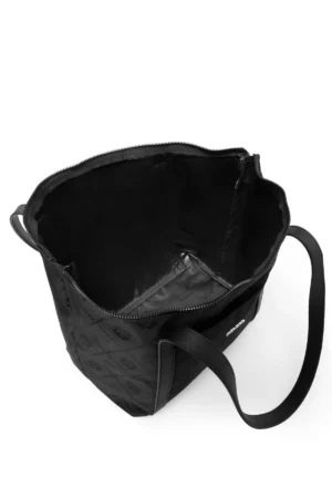 کیف دستی و دوشی زنانه از پارچه فنی مشکی ۰۵FO25Y505۳ - 10617