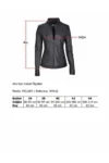 ژیلی زنانه مشکی فیت از چرم طبیعی (مدل ملودی) - ابعاد اندازه در تصویر موجود است. - 10371
