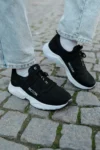 کفش ورزشی مشکی و سفید یونیسکس - 10577