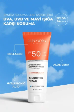 کرم ضد آفتاب با SPF +50 برای مقابله با لکه‌های شدید - 9793