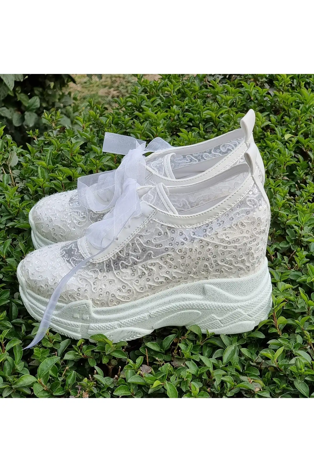 کفش عروس با پاشنه مخفی 12 سانتیمتر - 10568 کفش عروس با پاشنه مخفی 12 سانتیمتر - 10568