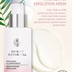 کرم امولسیون گیاهی مراقبت از لکه و چین و چروک براق با ویتامین E و SPF30 - 50 میلی لیتر - 9802