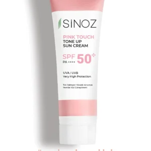 کرم ضد آفتاب روشن کننده صورت صورتی SPF50+ 50ml - مناسب برای تمام انواع پوست - PA++++ - 9798