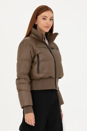 کاپشن نارگیلی زنانه 50271235-VR153 - 9892