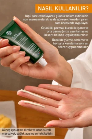 نوشیدنی گیاهی آنتی‌اکسیدان الکسیر گیاهی ضد لک کرم ضد آفتاب صورت با SPF 50 - ویتامین E - 30 میلی‌لیتر - 9796