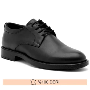 کفش مردانه کلاسیک چرم طبیعی سیاه ۳۶-۴۸ - 10188