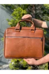 کیف مدارک و لپ‌تاپ از چرم طبیعی - 11038