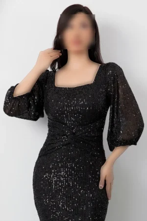 ملبس یقه کج با دکمه و شکاف AP-3020 - 11287
