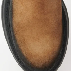 پوتین کژوال مردانه بژ زمستانه از 100% چرم طبیعی - 10757