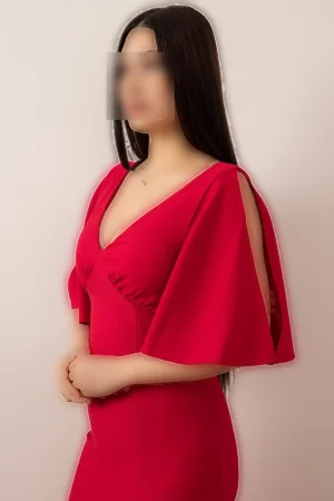 لباس مجلسی بلند با جزئیات شکاف 13233 - 11326