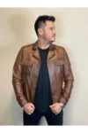 جاکت چرم مردانه - 11453