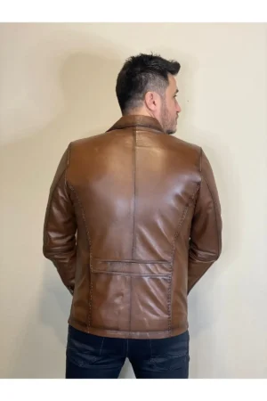 جاکت چرم مردانه - 11453