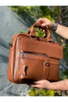 کیف مدارک و لپ‌تاپ از چرم طبیعی - 11038