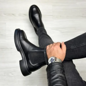 بوت روزمره مردانه RUNY از جنس چرم طبیعی EVA - 10662