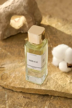 عطر زنانه میراژ ادو پرفیوم 50ml | گل‌دار-چوبی-خامه‌ای | شکوفه پرتقال، زنبق آبی، وانیل، مشک - 11186