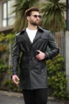کت و پالتو چرمی مردانه با کیفیت پریموم - 11466
